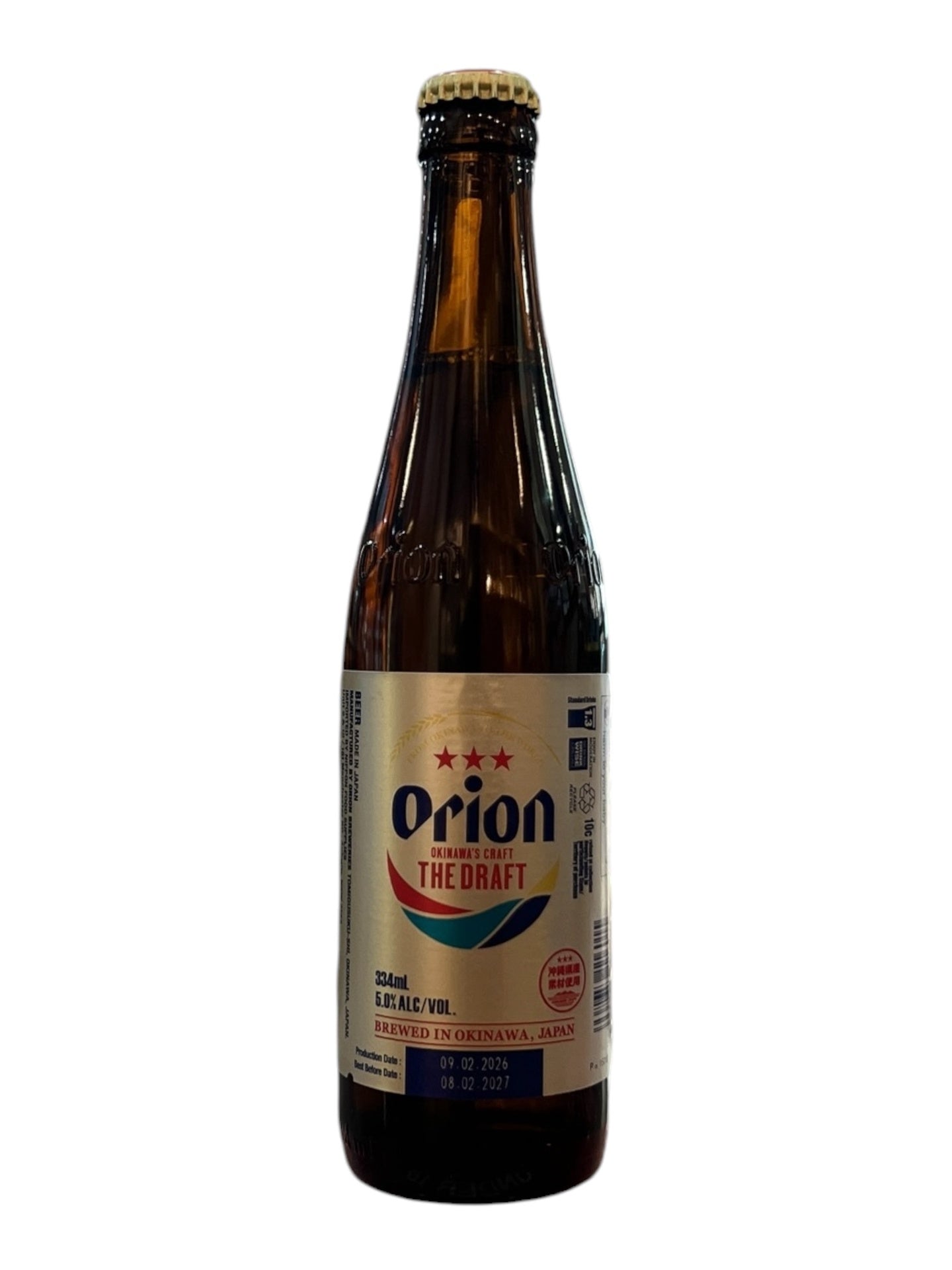 [Beer] ORION The Draft Bottle 334ml