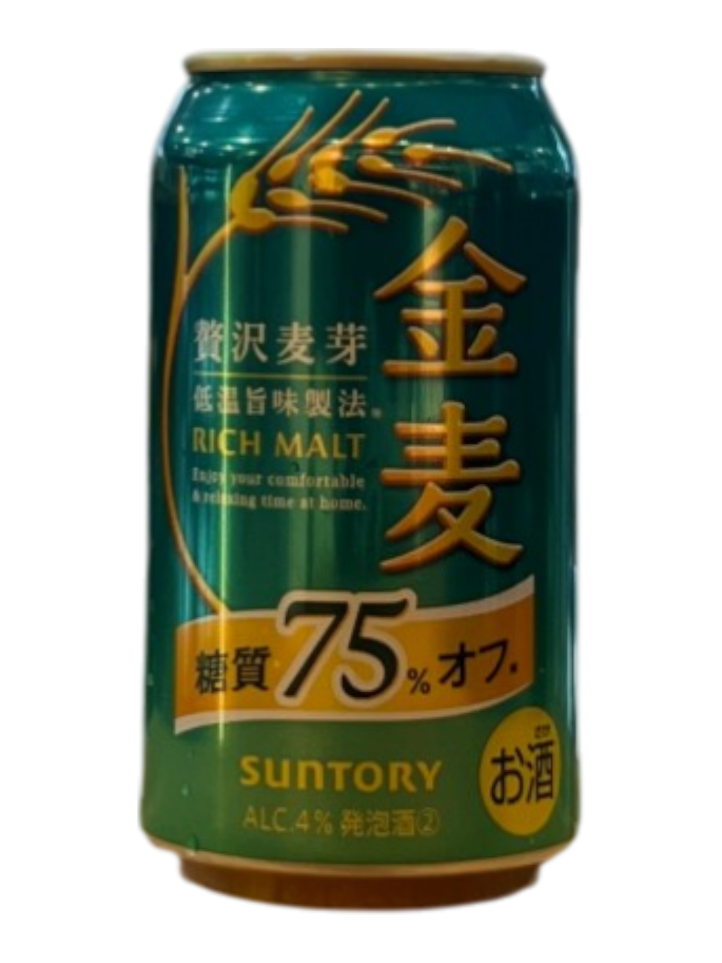 [Beer] SUNTORY Kinmugi Rich Malt 75% Less Sugar 350ml