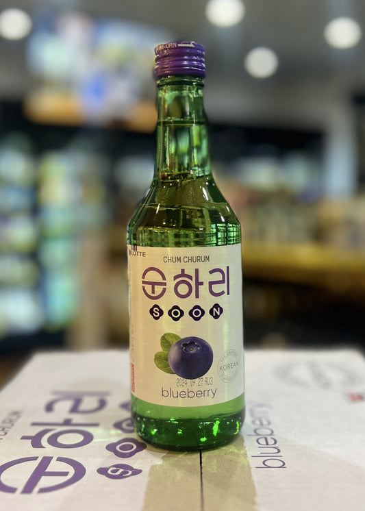 [Flavoured Soju] CHUM CHURUM - SOONHARI Blueberry 360ml