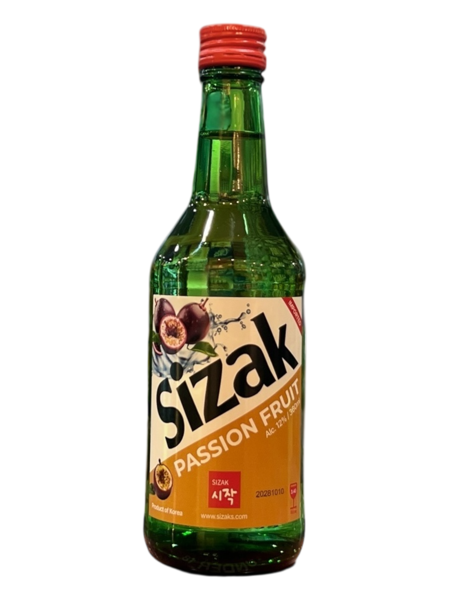 [Flavoured Soju] SIZAK Soju Passionfruit 360ml
