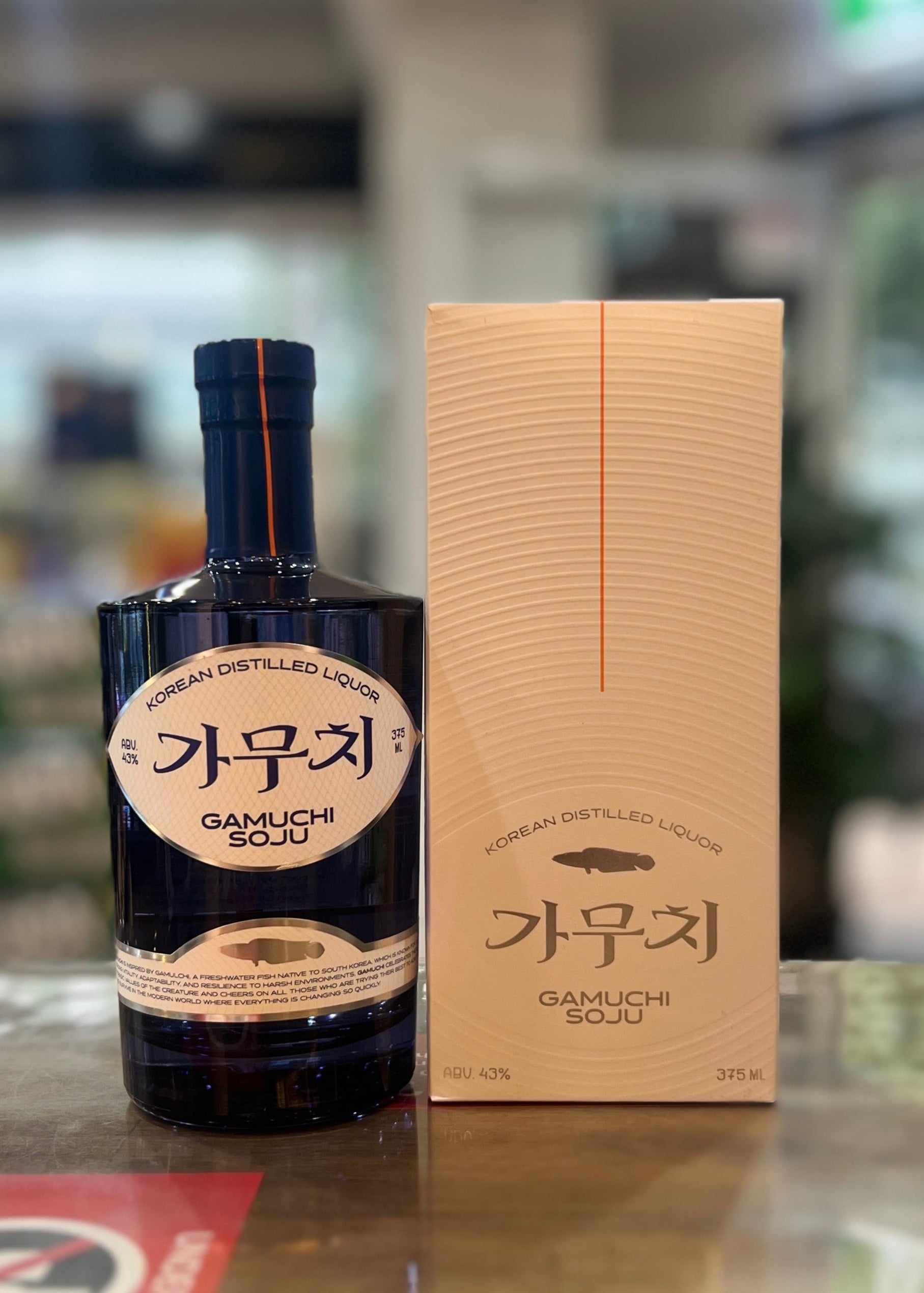 [Premium Soju] GAMUCHI Distilled Soju 43 375ml