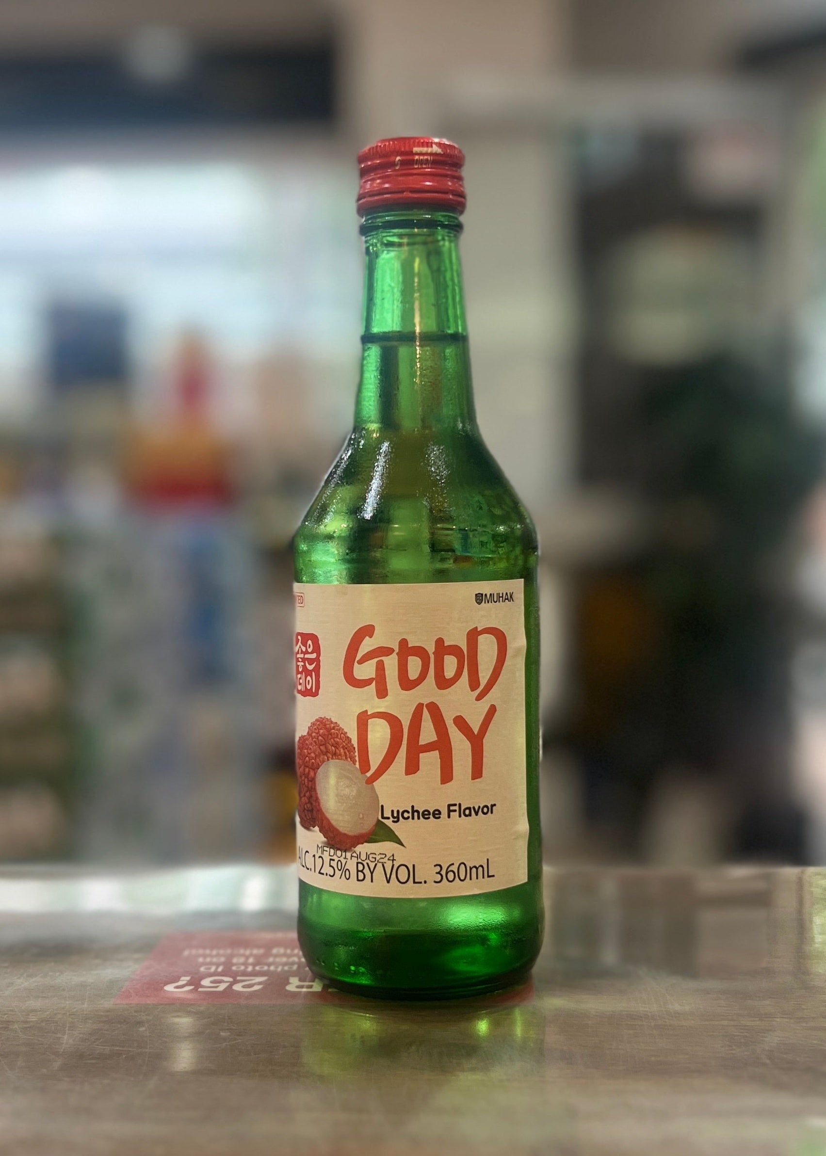 [Flavoured Soju] GOOD DAY Lychee 360ml