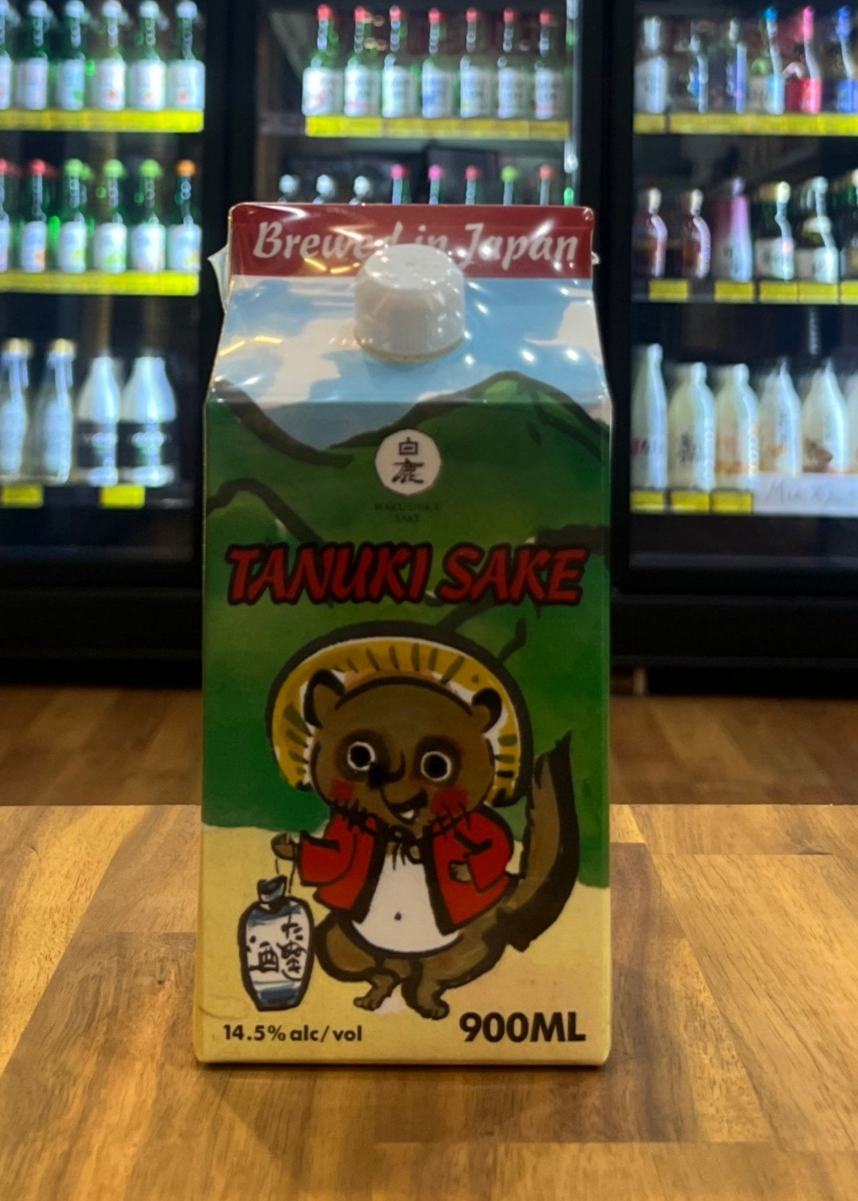 [Sake] HAKUSHIKA Tanuki Pack 900ml