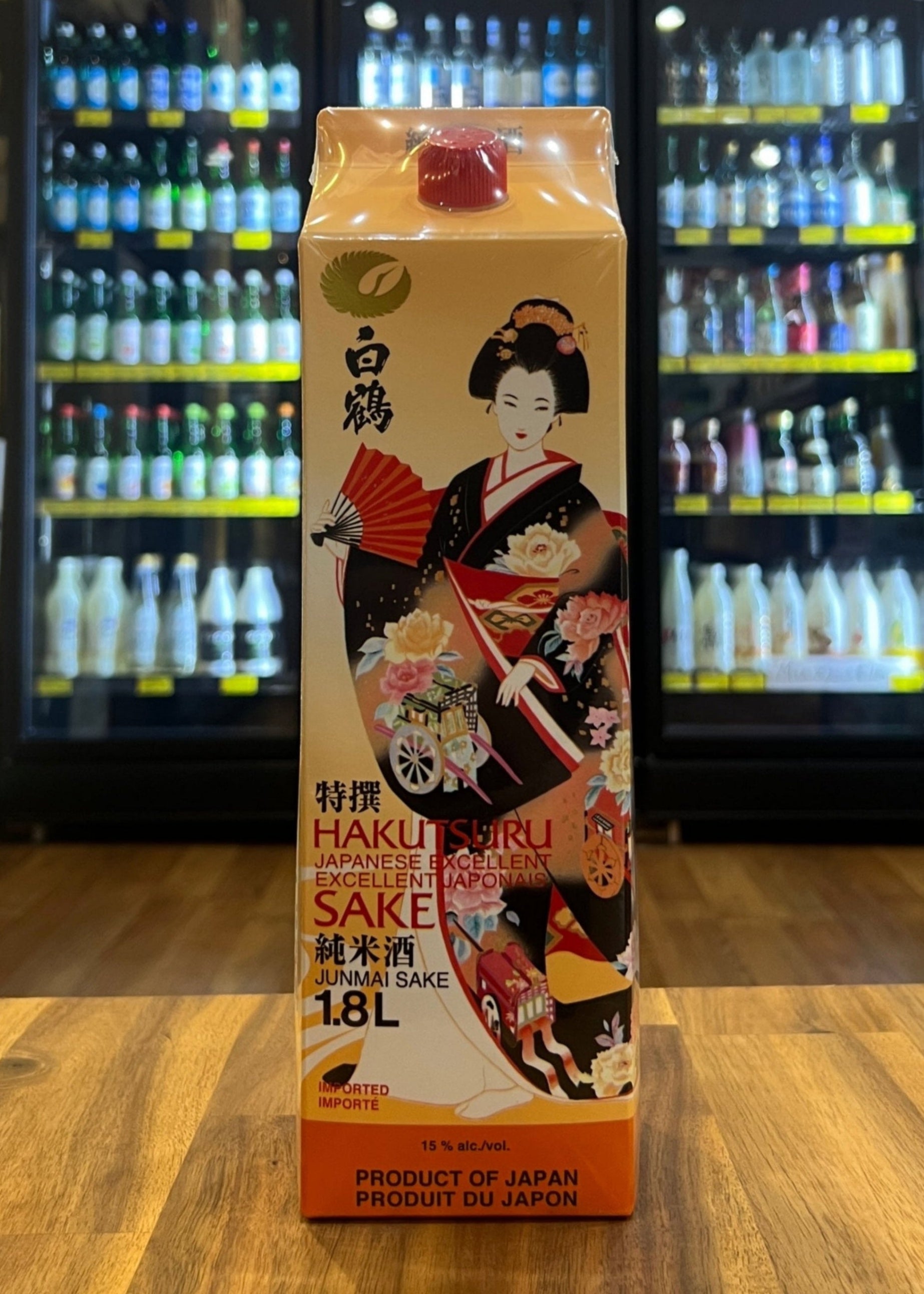 [Sake] HAKUTSURU Junmai Pack 1.8L