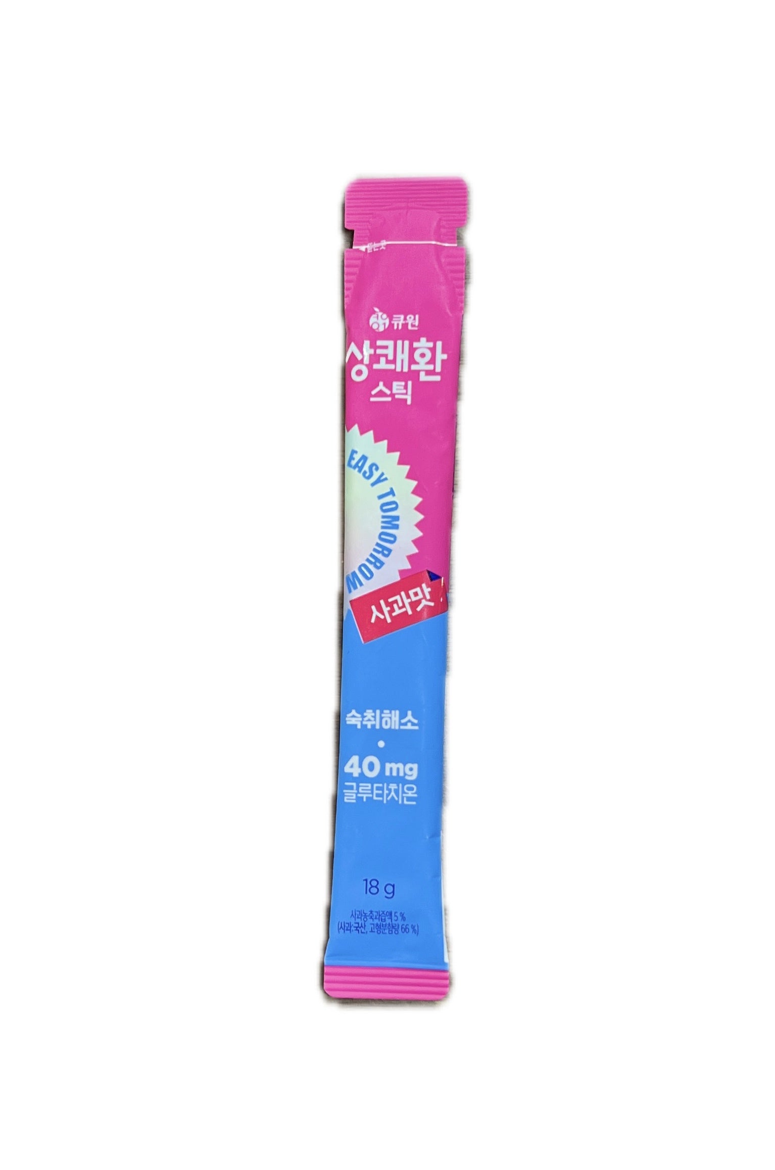 [Anti Hangover] Q1 Easy Tomorrow Dark Green Zero Sugar  (Green Apple) 18g