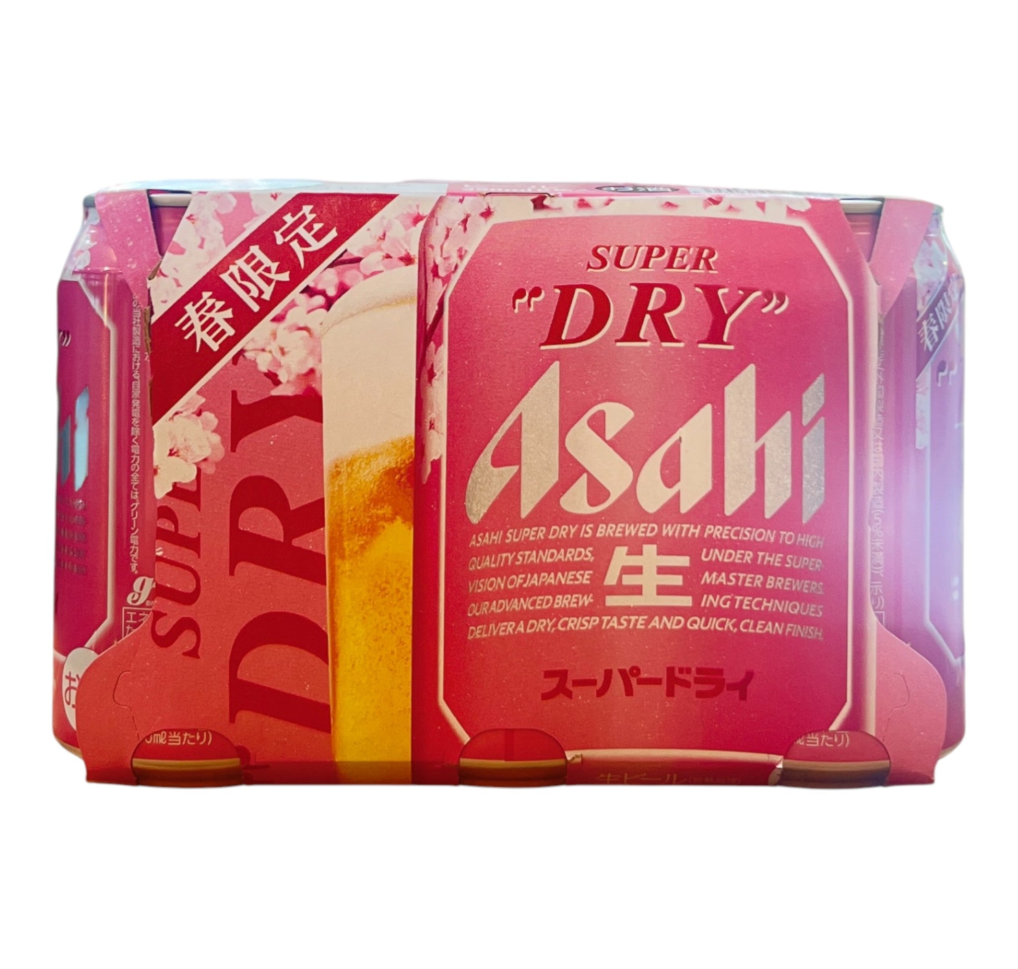 [Beer] ASAHI Super Dry Sakura Themed Special Edition 350ml x 6cans