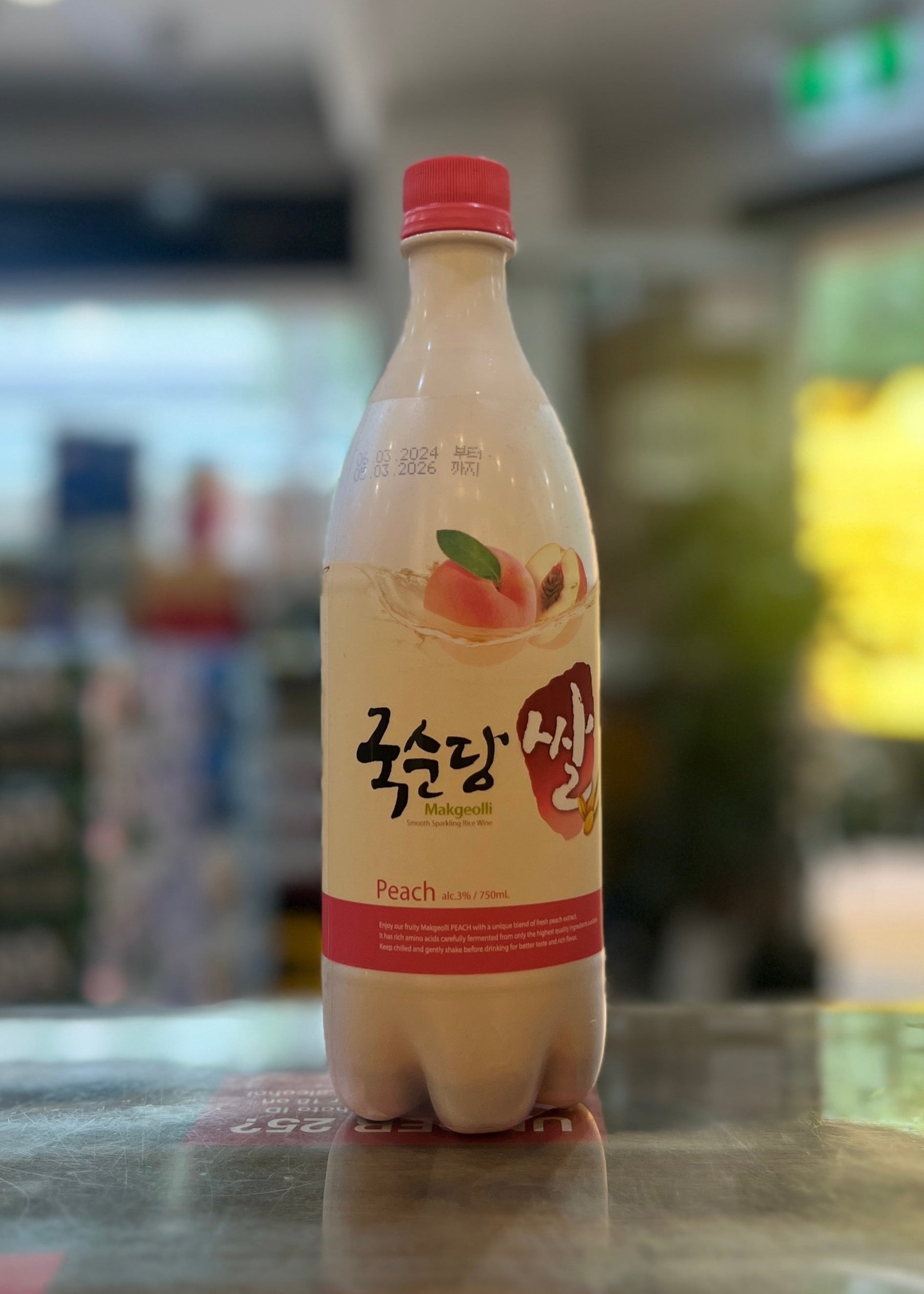 [Flavoured Makgeolli] KSD Makgeolli Peach 750ml