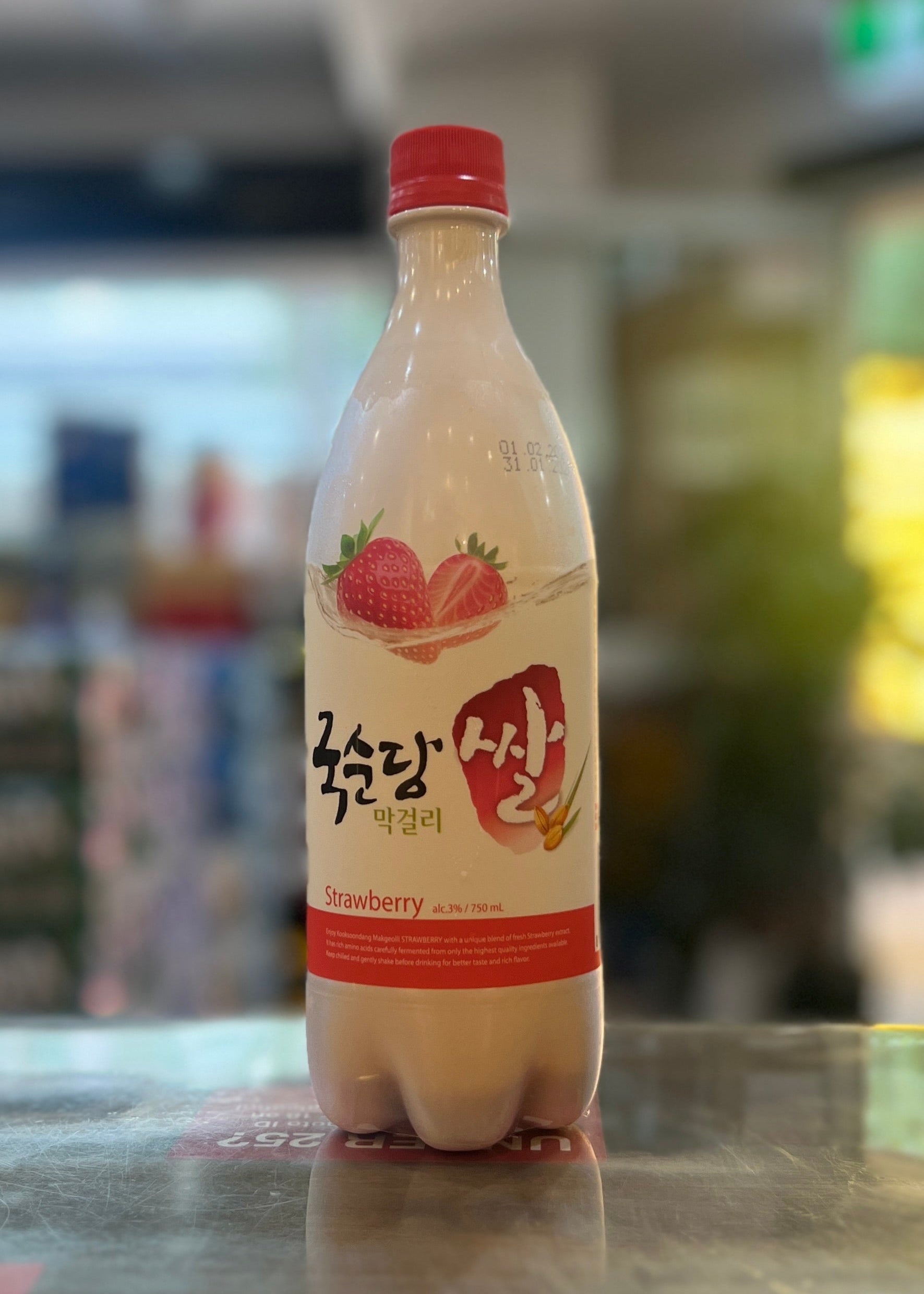 [Flavoured Makgeolli] KSD Makgeolli Strawberry 750ml