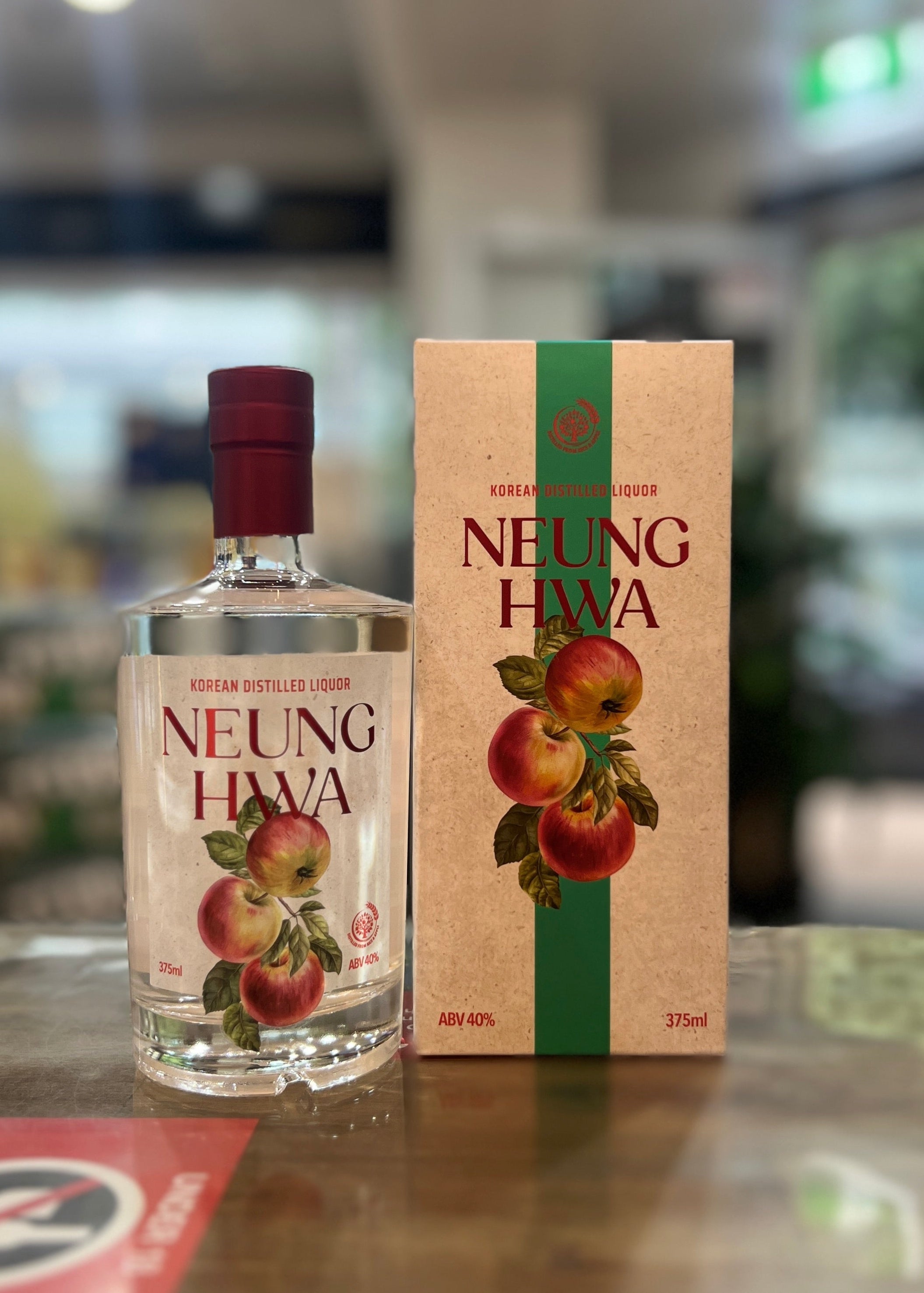 [Premium Soju] NEUNGHWA Distilled Apple Soju 40 375ml