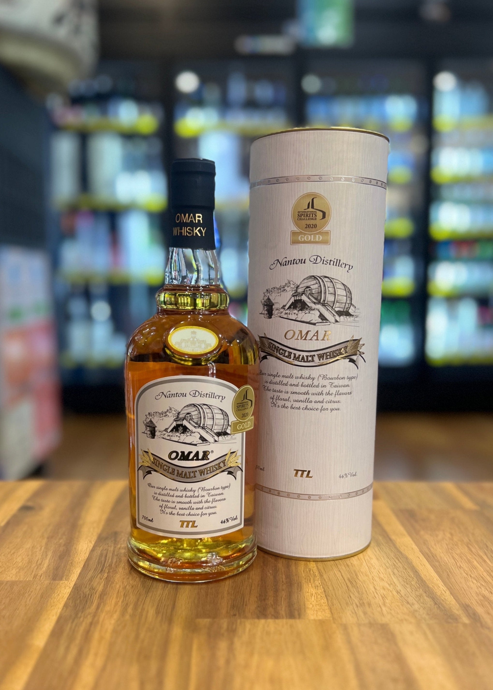 [Whisky] OMAR Single Malt Whisky Bourbon 700ml