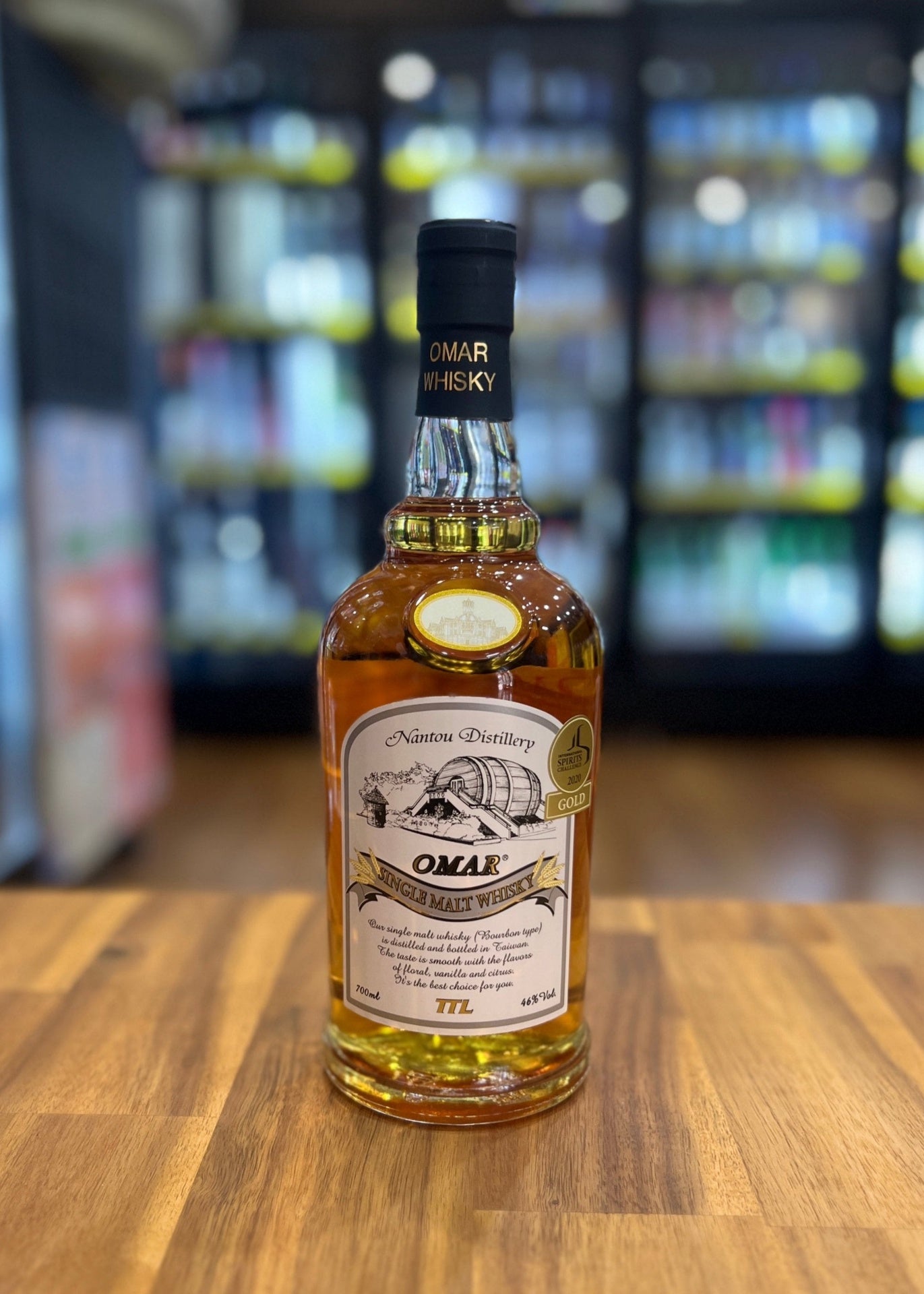 Whisky] OMAR Single Malt Whisky Bourbon 700ml – ASIANA LIQUOR