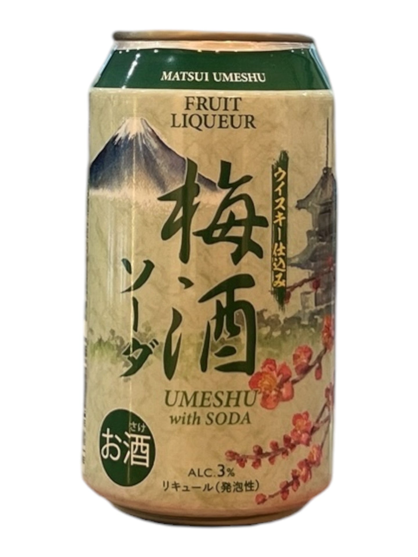 [RTD] MATSUI Umeshu Whisky Soda 350ml