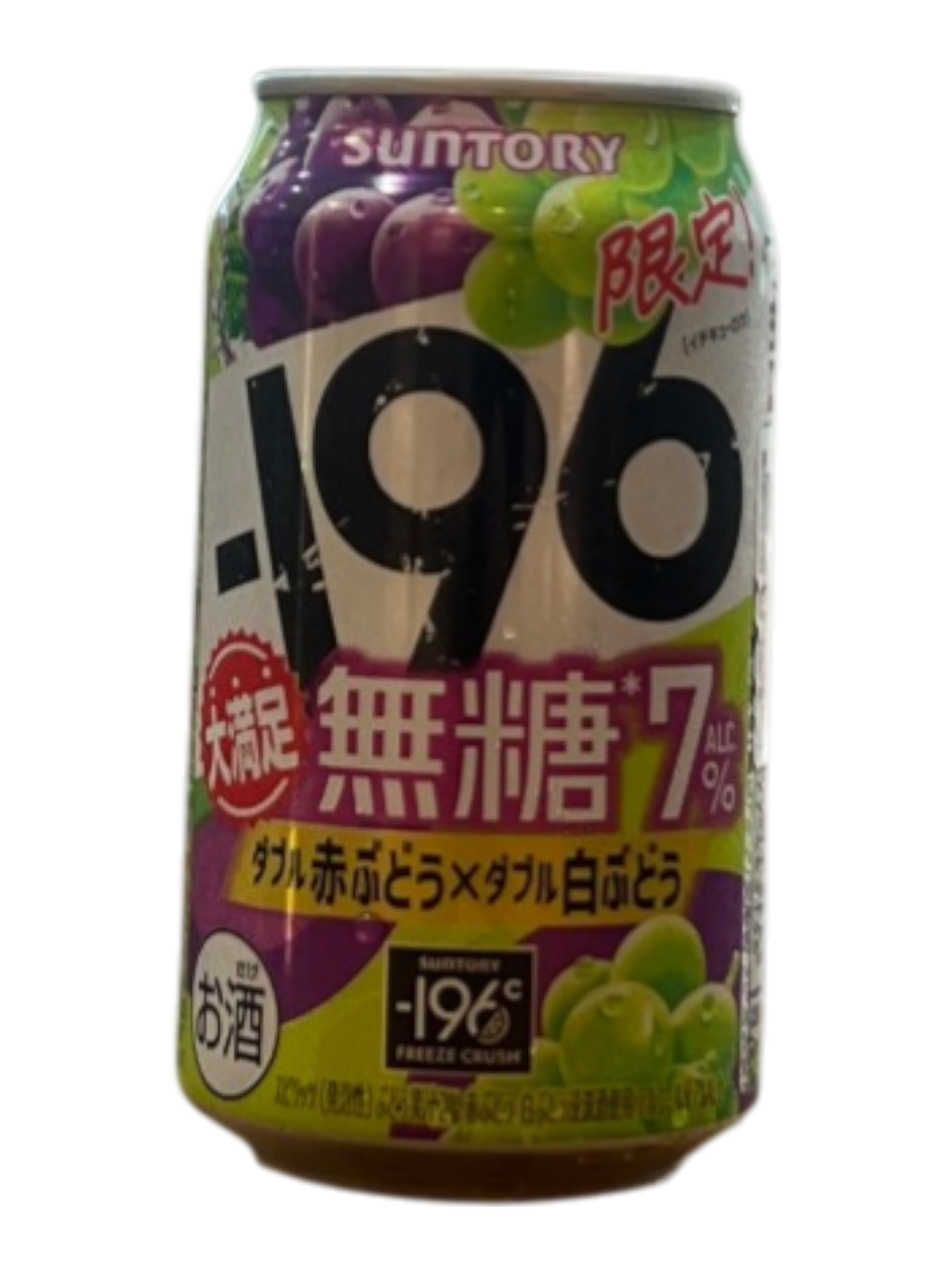 [RTD] SUNTORY Strong Zero -196 Red x White Grape (Sugar Free) 350ml