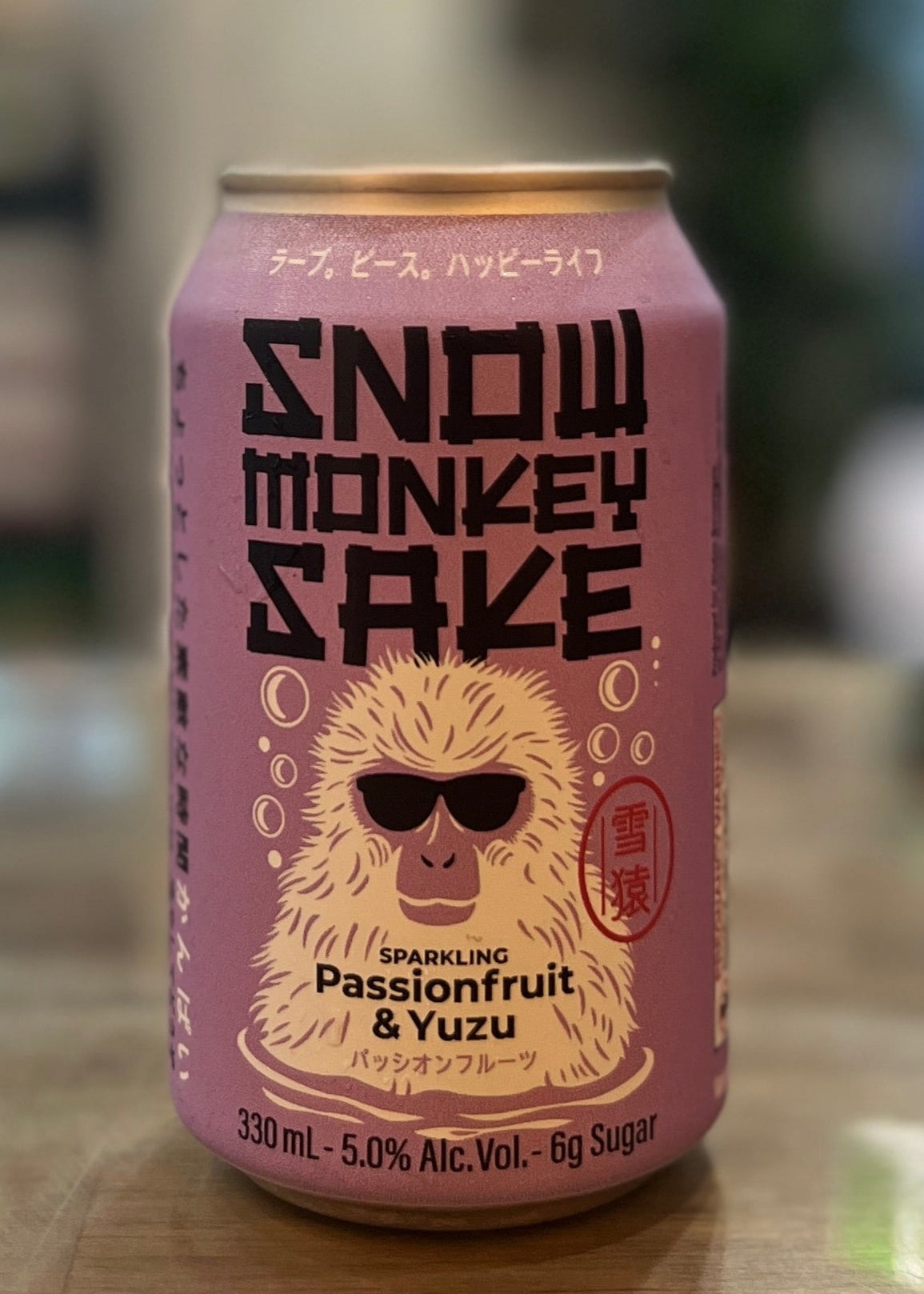 [RTD] SNOW MONKEY SAKE  Sparkling Passion Fruit & Yuzu 330ml