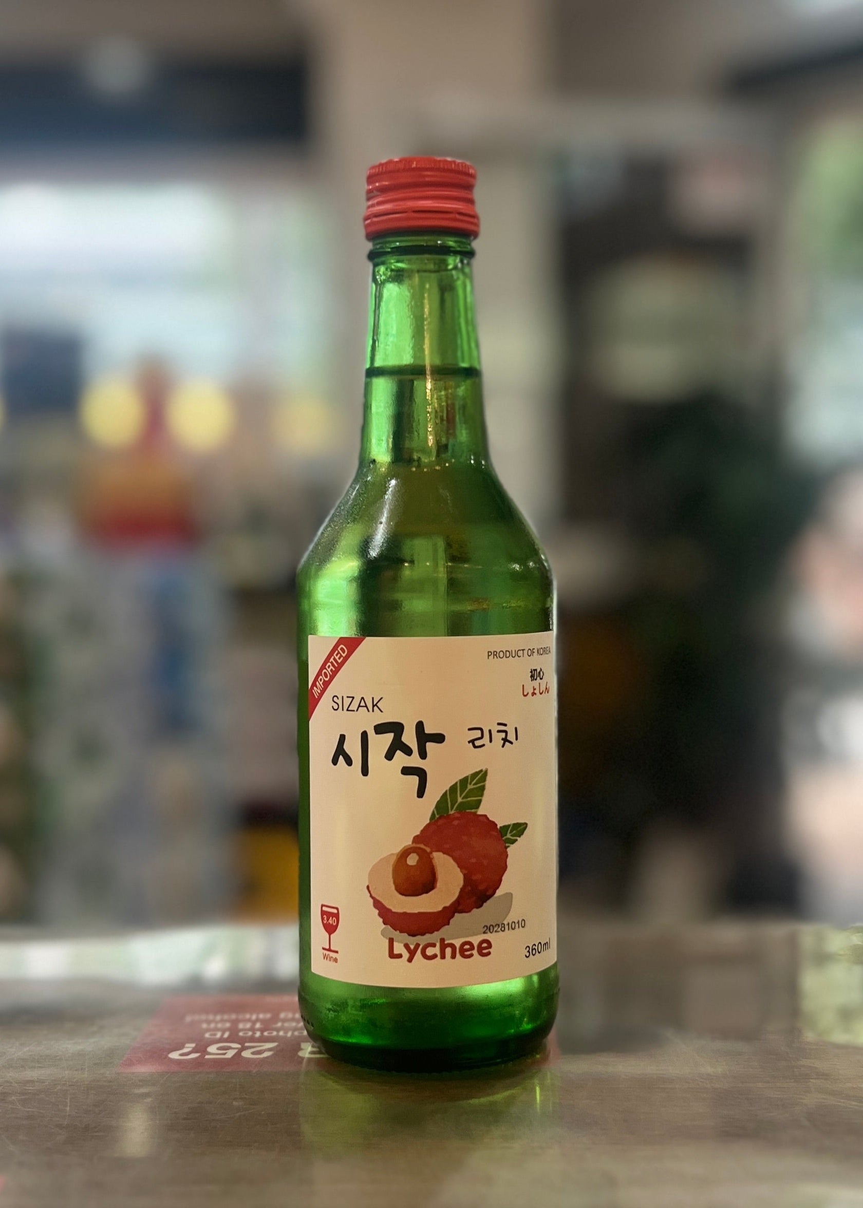 [Flavoured Soju] SIZAK Soju Lychee 360ml