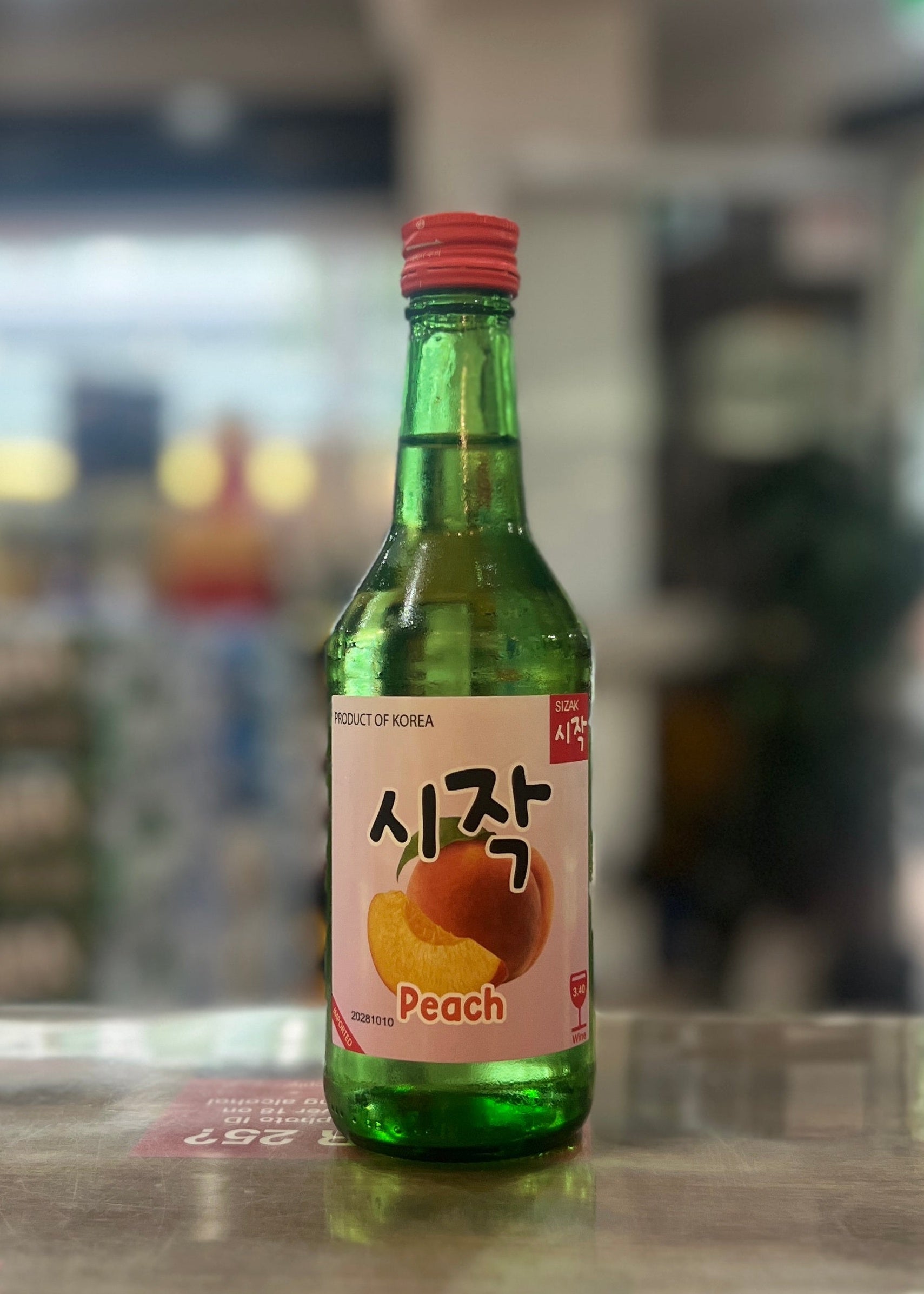 [Flavoured Soju] SIZAK Soju Peach 360ml